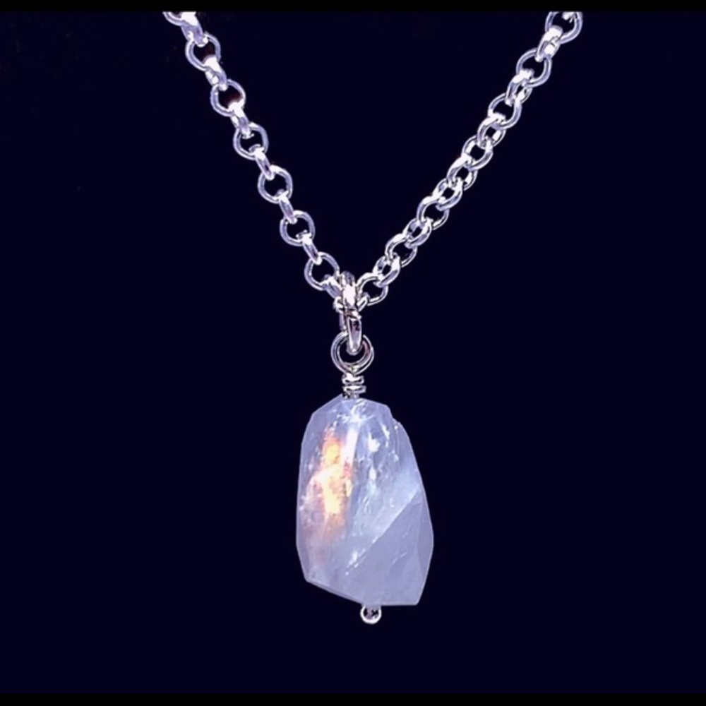 Hand Made Moonstone Charm Necklace - Picture 5 of 5